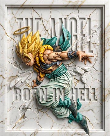 Makayhos - [Canvas] The Angel Born in Hell - Saiyan Fusion, Nieuw