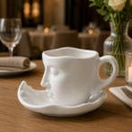 Face Kiss Mug Couple Ceramic Water Cup Afternoon Tea Coffee, Antiek en Kunst