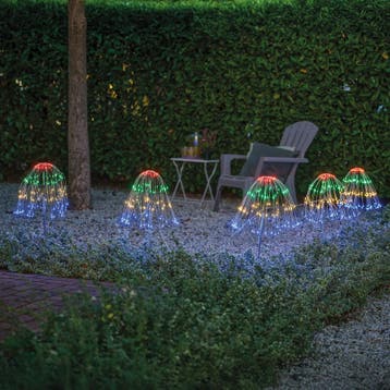 Tuinstekers kerstverlichting met buigbare takken - 5 stuks -, Diversen, Verzenden, Nieuw