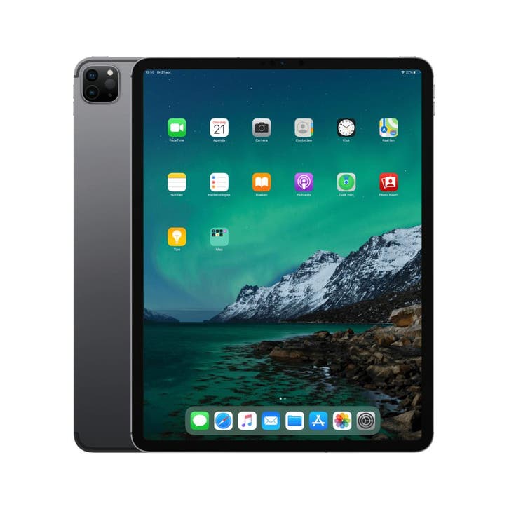 Refurbished iPad Pro 12.9 inch 2020 128 GB, Computers en Software, Apple iPads, 128 GB, Grijs, Refurbished, Verzenden
