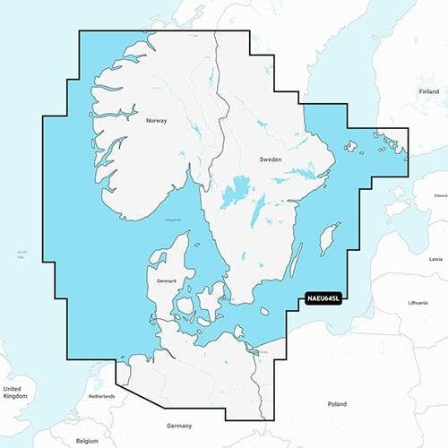 Navionics MSD/NAV+ Large NAEU645L Skagerrak & Kattegat, Watersport en Boten, Navigatiemiddelen en Scheepselektronica, Ophalen of Verzenden