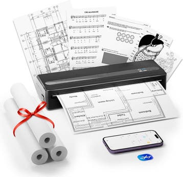 Bluetooth A4 Printer - Inktloos - Tweedekansje - OP=OP, Computers en Software, Zwart-en-wit printen, Printer, Ophalen of Verzenden