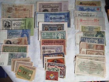 Duitsland. - 74 banknotes - Various Dates (Zonder