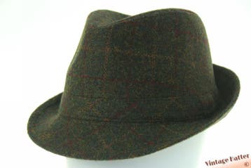 Gleufhoed Trilby Hawkins donker groen 57, 58, 59 en 60 Nieuw, Ophalen of Verzenden, Nieuw, Hoed