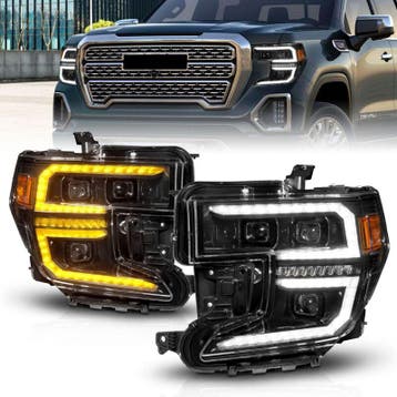 ANZO 19-21 GMC Sierra 1500 LED Projector Headlight, Ophalen of Verzenden, Nieuw