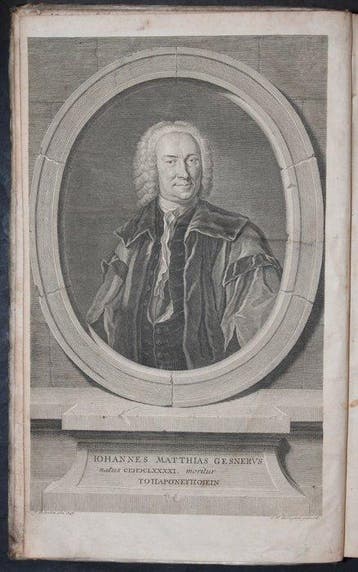 Johann Matthias Gesner - Novus linguae et eruditionis