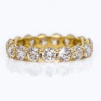 Zonder minimumprijs - Ring - 14 karaat Geel goud - 3.61ct., Nieuw