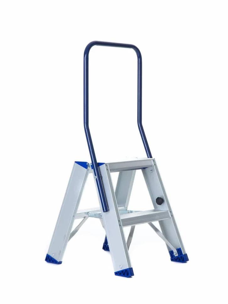 Eurostairs Dubbel Oploopbare Trap – 2 t/m 12 Treden, Doe-het-zelf en Verbouw, Ladders en Trappen, Trap, Nieuw, Verzenden