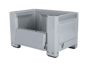 Palletbox BIG BOX met laadklep - 1200 x 800 x H 760 mm -, Ophalen of Verzenden, Nieuw