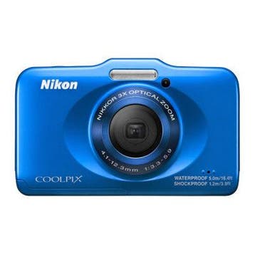 Nikon Coolpix S31 Digitale Waterdichte Compact Camera - Blau, Verzenden, Zo goed als nieuw