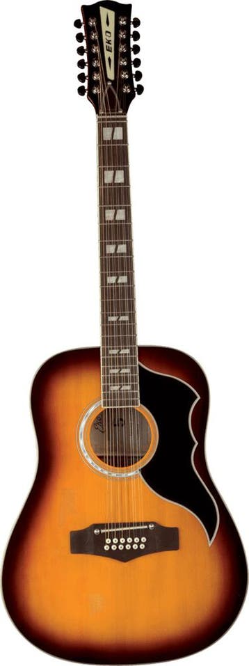 EKO Ranger VR12-HB Dreadnought 12-snarige gitaar Honey Burst, Verzenden, Nieuw