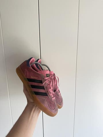 Adidas Gazelle – Oudroze/Zwart – Maat 38 (incl. doos), Adidas, Ophalen of Verzenden, Sneakers of Gympen, Roze