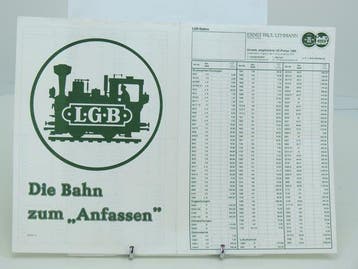 LGB Info blad #50 Preisliste 1990 (LGB Info bladen), Verzamelen, Ophalen of Verzenden, Gebruikt, Overige typen
