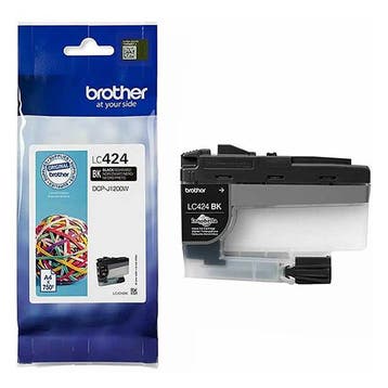 Brother LC-424BK inktcartridge zwart (origineel), Verzenden, Nieuw, Cartridge, Brother