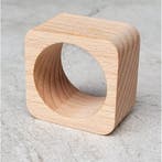 HOCHO Servetring – Vierkant – 50x50x30 mm – Beukenhout, Ophalen of Verzenden, Nieuw