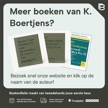 Basiscursus Microsoft Access 2 voor Windows / Basiscursussen, Boeken, Verzenden, Gelezen, K. Boertjens