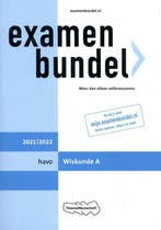 Examenbundel havo Wiskunde A 20212022 9789006491678, Zo goed als nieuw