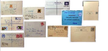 Gambia 1890/1980 - Vintage Gambia Postpapier en, Gestempeld