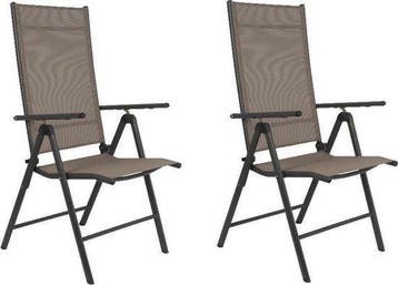 Garden Royal verstelbare stoel Santiago taupe set 2 st., Tuin en Terras, Tuinsets en Loungesets, Verzenden, Nieuw