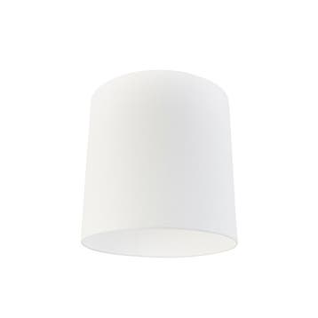 Stoffen lampenkap wit cilinder 40/40/40, Huis en Inrichting, Lampen | Lampenkappen, Verzenden, Nieuw, Wit