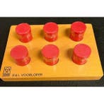 Luctor schudkokers rood 6 stuks, Verzenden, Nieuw