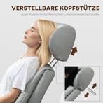 2dekans | HOMCOM-Relaxfauteuil met Kruk-Kunstleer-80L x 84B, Ophalen of Verzenden, Zo goed als nieuw