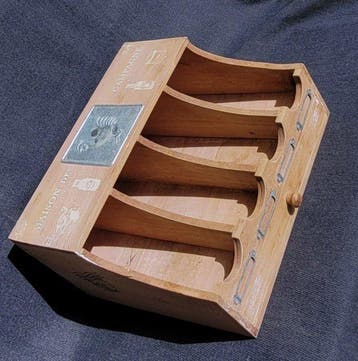 Stellingkast - Hout, Metaal - Gereedschap / Keukenorganizer