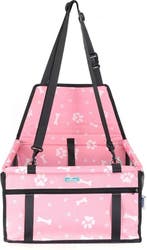 Hondenmand auto - Autostoel hond - 40x35x45 - Roze - Nobleza, Dieren en Toebehoren, Hondenhokken, Verzenden, Zo goed als nieuw