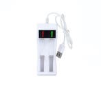 DrPhone - CHARGEX2 - 14500 /18650 Batterij Lader 2 Slot Li-I, Telecommunicatie, Verzenden, Nieuw