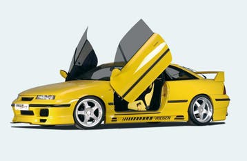 Rieger side skirt | Calibra (A): 03.90- - 3-drs. | l stuk on, Verzenden, Nieuw, Opel