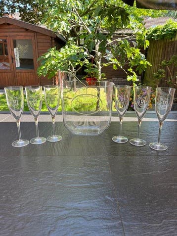 Perrier-Jouët - Champagne koeler (7) - Glas, Plastic -