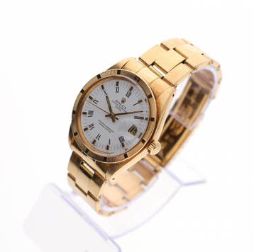 Rolex Date 1501 18ct. 34mm; Vintage 18k Gouden Horloge, Overige merken, Gebruikt, Polshorloge, Ophalen of Verzenden
