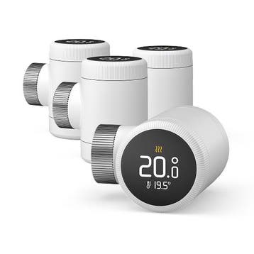 Tado X slimme radiatorknop - quattro pack, Verzenden, Nieuw