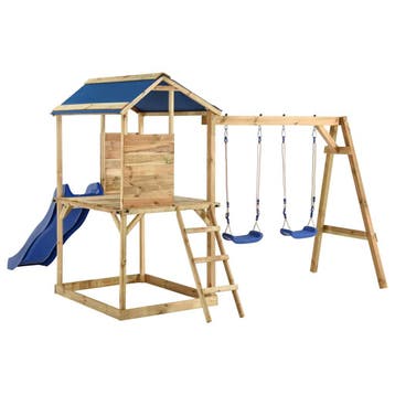 vidaXL Speelhuis geïmpregneerd grenenhout, Kinderen en Baby's, Verzenden, Nieuw