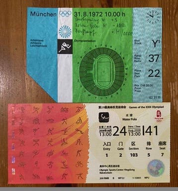 Olympics - 1972 - Kaartje, Nieuw