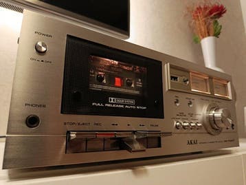 Akai - CS-702DII Cassetterecorder-speler, Audio, Tv en Foto, Nieuw