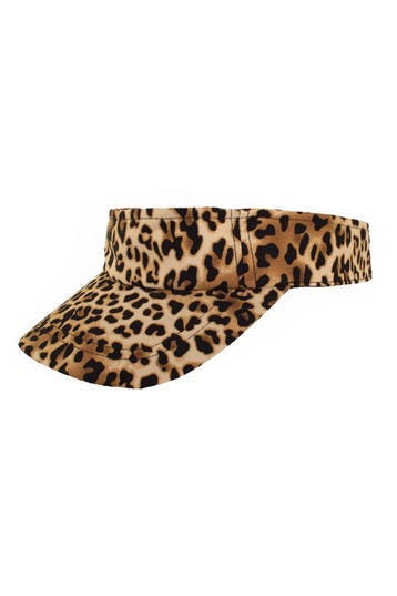 Zonneklep Panterprint Pet Luipaardprint Open Visor Zonnehoed, Kleding | Heren, Hoeden en Petten, Ophalen of Verzenden, Nieuw