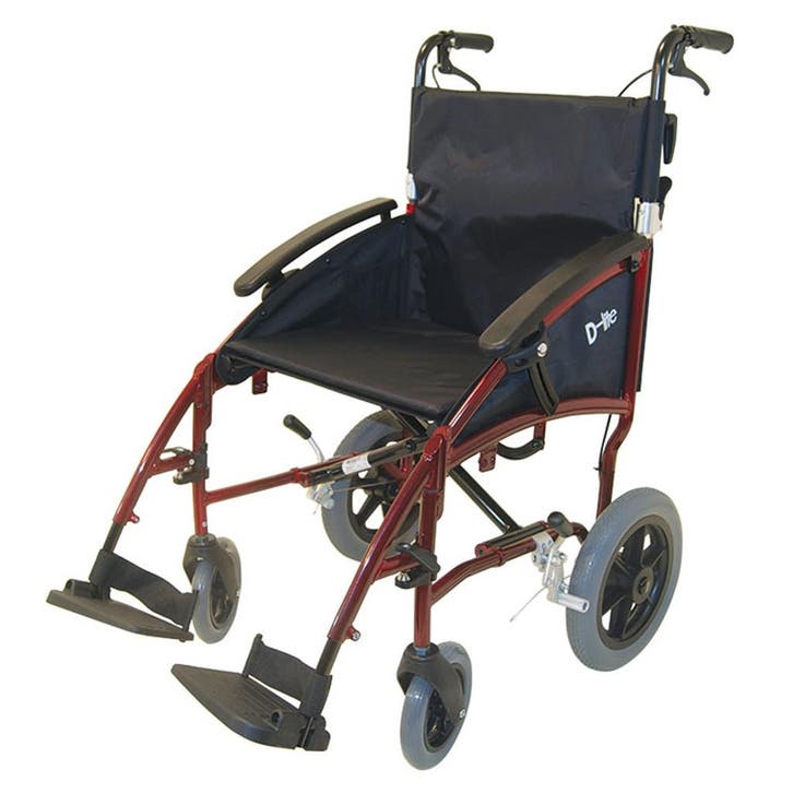 Lichtgewicht Transportstoel D-Lite 12,5 (13,2 kg) | Zitbree, Diversen, Rolstoelen, Ophalen of Verzenden