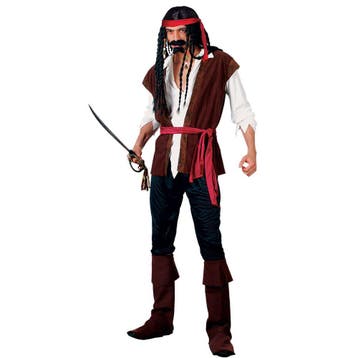 Piraten kostuum - Jack Sparrow, Verzenden, Nieuw, Feestartikel