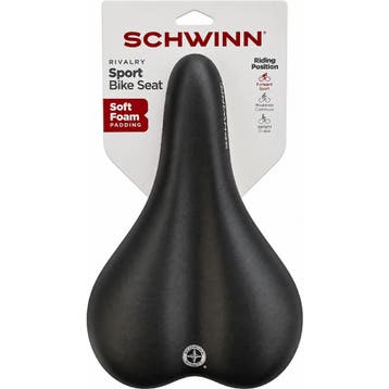 Schwinn Sportzadel zwart met zachte schuimvulling en zade..., Ophalen of Verzenden, Nieuw, Frame