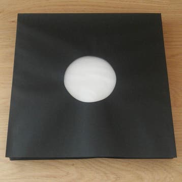 Binnenhoezen voor LPs (zwart met antistatische voering)..., Nieuw in verpakking
