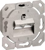 CAT 6A wandcontactdoos inbouw, 2x RJ45-aansluitingen,, Doe-het-zelf en Verbouw, Elektra en Kabels, Ophalen of Verzenden, Nieuw