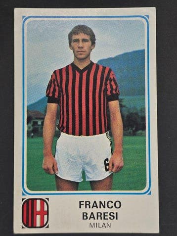 1978/79 Panini Franco Baresi # 186 - 1 Sticker - Good (GD), Nieuw