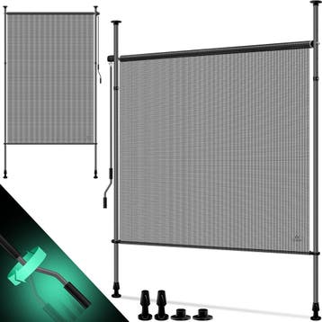 Klemluifel - Balkon luifel - Verticale luifel - 150x310 cm -, Verzenden, Zo goed als nieuw