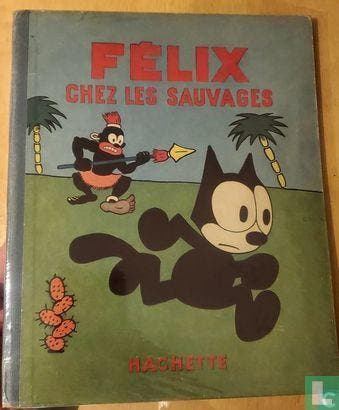 Felix de kat - Félix chez les sauvages - 1932, Boeken, Stripboeken, Gelezen, Eén stripboek, Verzenden