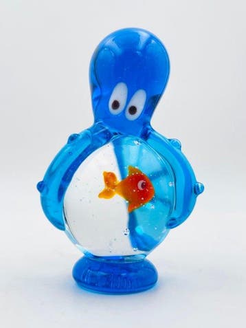 Guidotti - sculptuur, Polipo su Boccia - 6 cm - Murano-glas