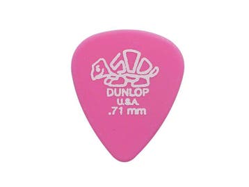 Dunlop Delrin 0.71mm roze plectrum, Verzenden, Nieuw