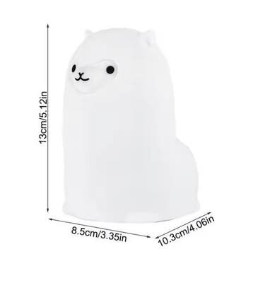 Siliconen Alpaca Nachtlamp – Touch RGB LED USB Oplaadbaar, Verzenden, Nieuw
