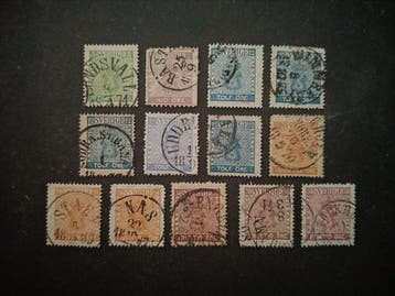 Zweden 1858 - zin, Gestempeld
