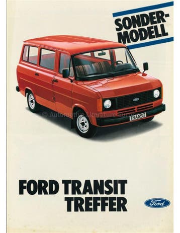 1982 FORD TRANSIT TREFFER BROCHURE DUITS, Nieuw, Ford, Author